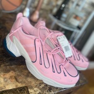 Adidas pink gazelle sneakers